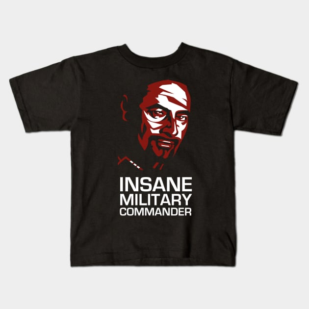 Bialar Crais - That Insane Military Commander Kids T-Shirt by Meta Cortex